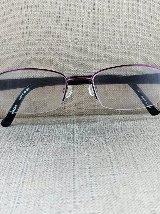 Bulova Women Eyeglasses Frame Half Rim VIOLET Eyewear HOTCHKISS Glasses only main image 9